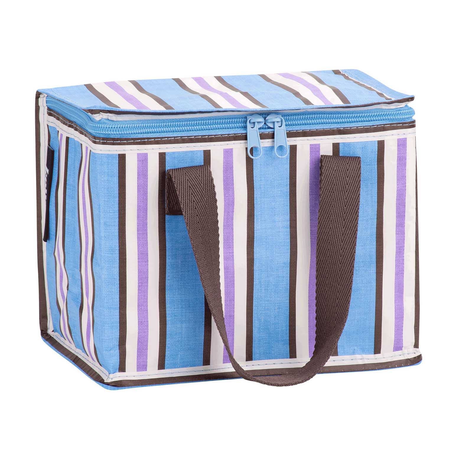 Kollab Lunch Box Choc Blue Stripe